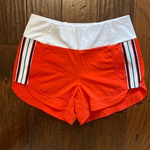 Athleta Orange Ascender Shorts Size 6